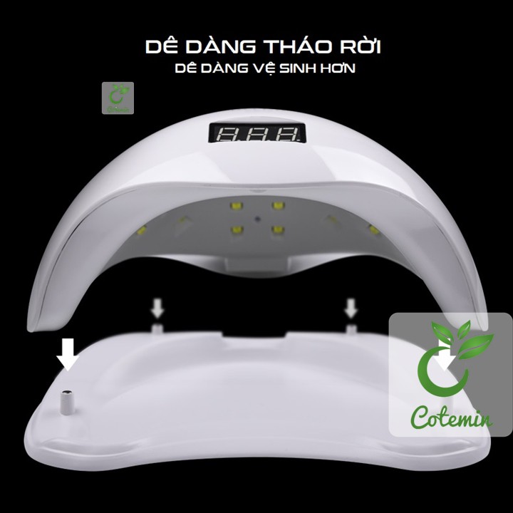 Máy hơ Gel Sun 5 Tem Xanh Chính Hãng 48W UV/LED