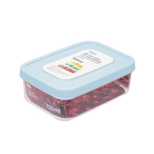 Hộp thực phẩm chữ nhật 750ml, đựng thức ăn, thực phẩm, dụng cụ - giao màu ngẫu nhiên