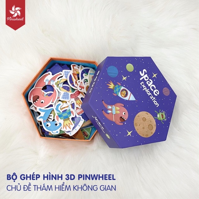 Bộ ghép hình 3D Pinwheel (ghép hình pinwheel)