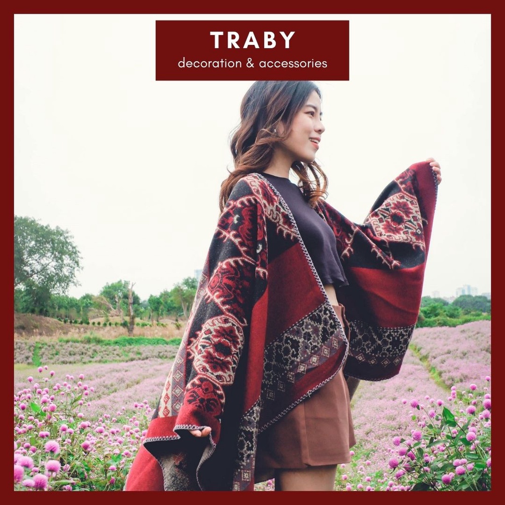 Áo choàng thoi thổ cẩm | BigBuy360 - bigbuy360.vn