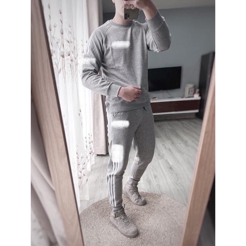 BÁN SỈ BỘ THỂ THAO Đ.A.S NỈ BÔNG 2 MÀU ĐEN GHI CHO NAM | BigBuy360 - bigbuy360.vn