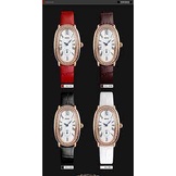 ĐỒNG HỒ NỮ SKMEI 1292, DÂY DA CAO CẤP, MẶT HÌNH OVAL, ĐÍNH ĐÁ - HÀNG CHÍNH HÃNG