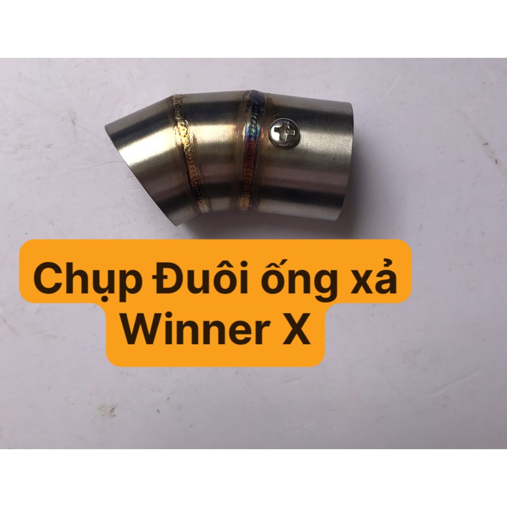 [Hàng dày - Mối hàn đẹp] 01 chụp ống xả ống pô tiêu Winner X - chất liệu Inox dày - Đèn xe Việt