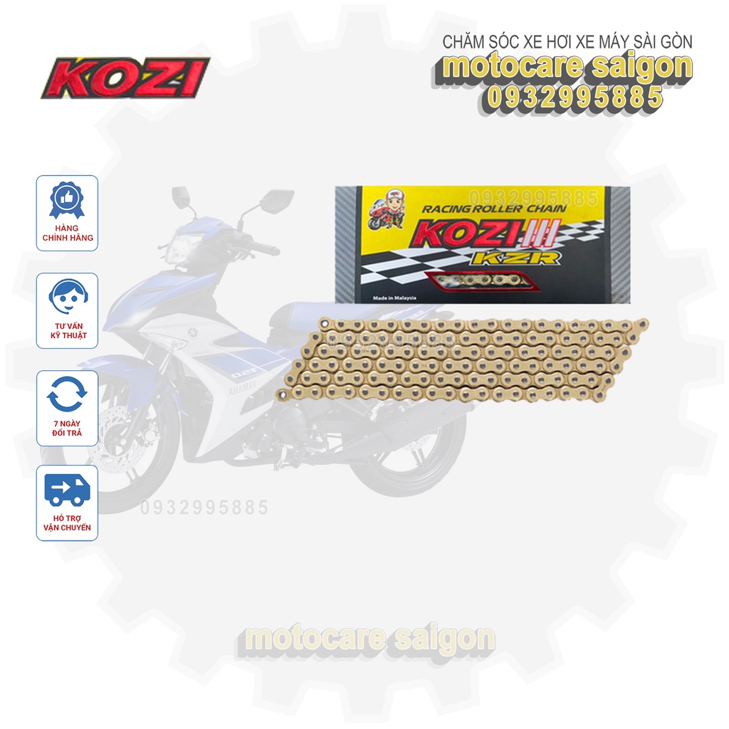 Bộ sản phẩm Sên Faito 9 ly  chính hãng Malaysia và sên Kozi (cho winner, exciter, raider FI, Satria F150, Sonic)