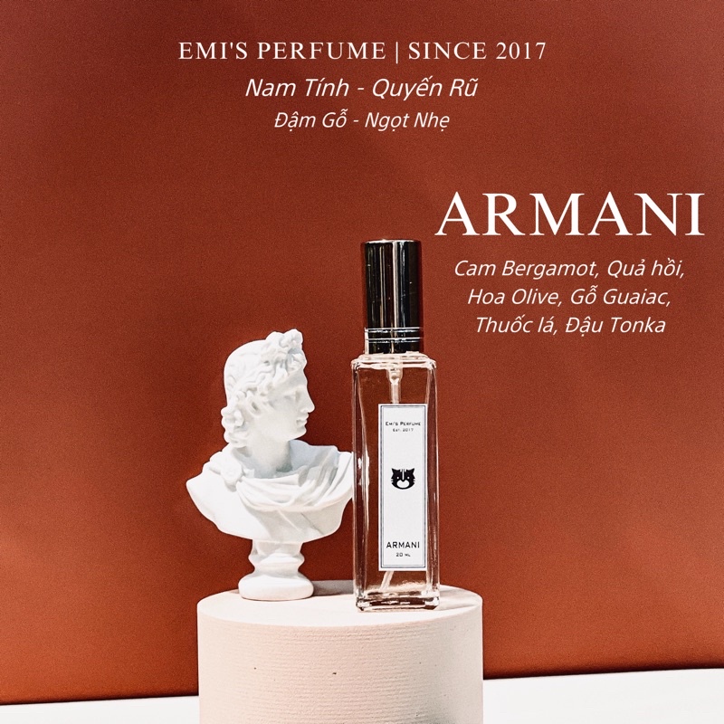 Nước Hoa ARMANI CODE nam EMI’S PERFUME. Nồng độ EDP chất lượng.