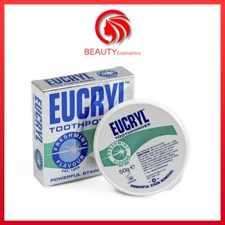 Bột Tẩy Trắng Răng Eucryl Toothpowder Powerful Stain Removal (50g)