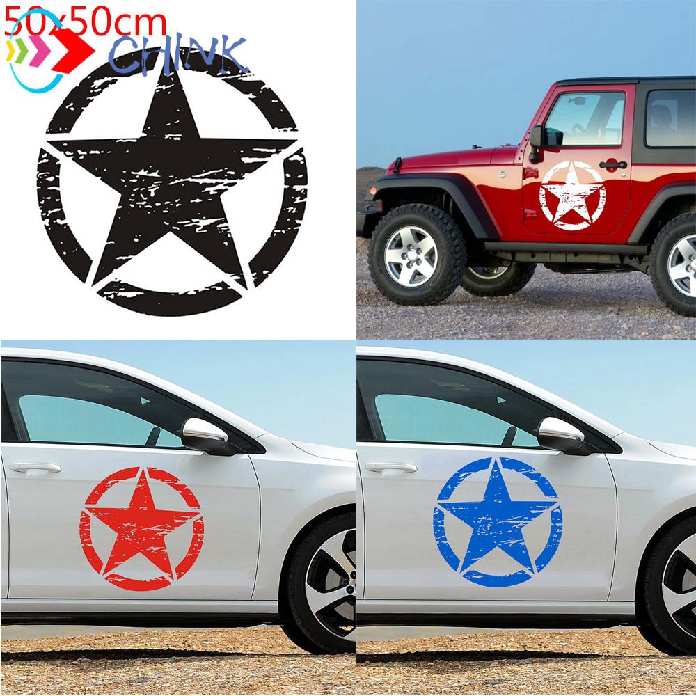 CHINK 50x50cm Vehicle Body  Military Graphic  Off Road Car Hood Sticker