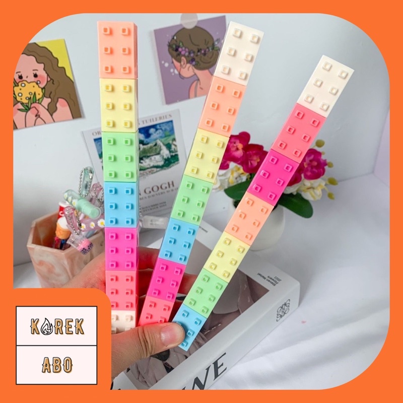 Bộ 6 Khối Rubik Mini Màu Neon Dùng Làm Quà Tặng Độc Đáo