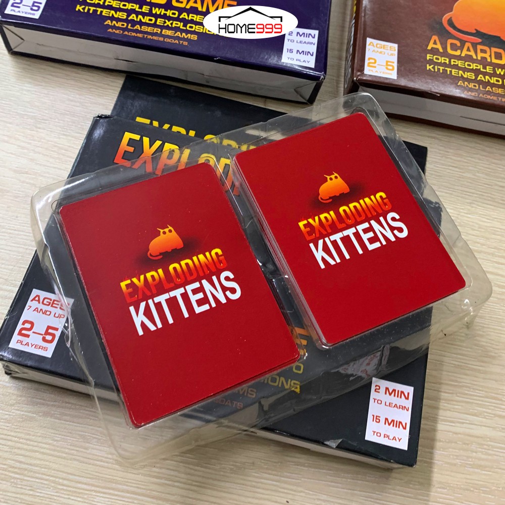 Bộ Bài Mèo Nổ 56 Lá Kịch Tính - Exploding Kittens