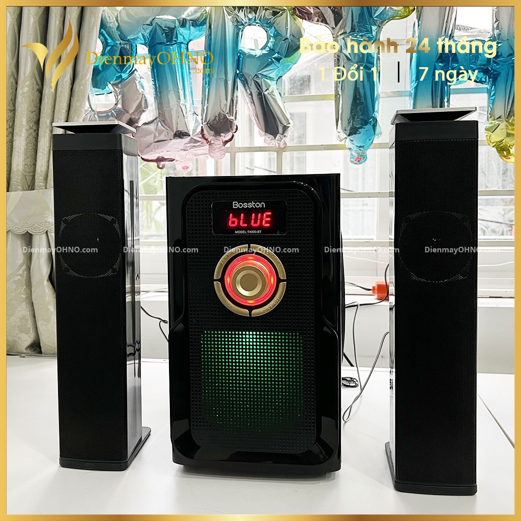 Loa Máy Tính Để Bàn Bosston T4000 Chính Hãng Loa Vi Tính PC Bluetooth Bosston Bass mạnh Công Suất Lớn - Điện Máy OHNO