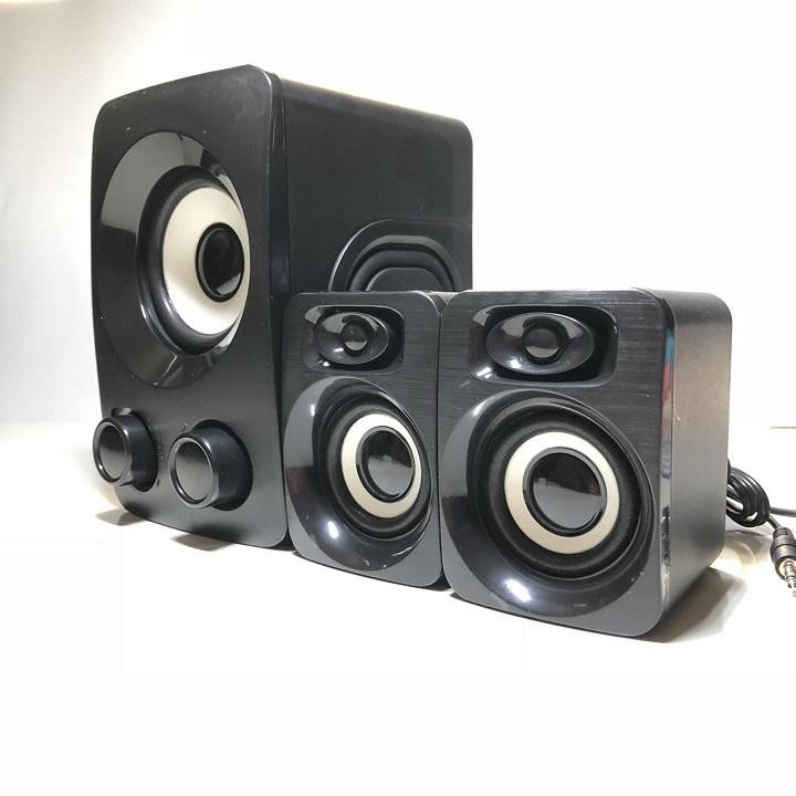Loa vi tính 2.1 Bass siêu trầm, âm thanh chân thực, thiết kế nhỏ gọn Dùng Cho Máy Tính Và Điện Thoại