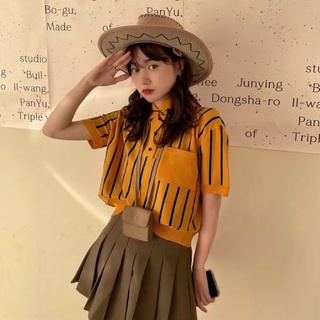 Áo len cộc tay