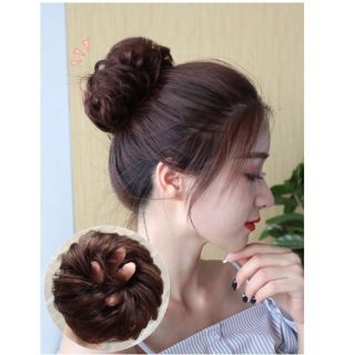 Búi tóc giả -búi xoăn