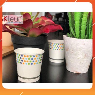 Combo 200 ly giấy kleur màu chấm bi 7oz |kleur paper cup