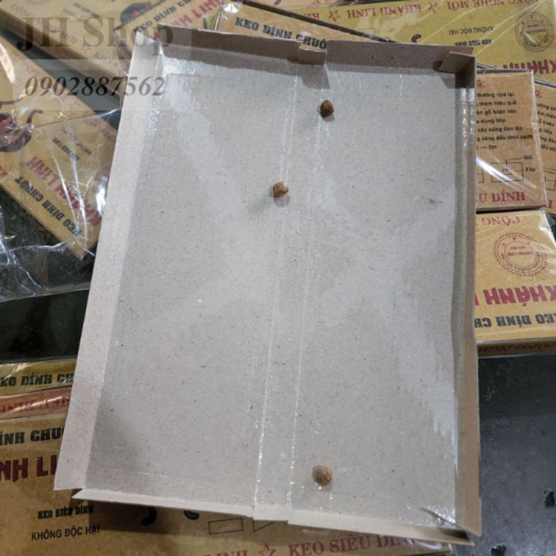 combo 12 miếng keo dính chuột siêu dính KHÁNH LINH nhiều keo, phủ đều carton, có mồi, keo trắng hàng công ty