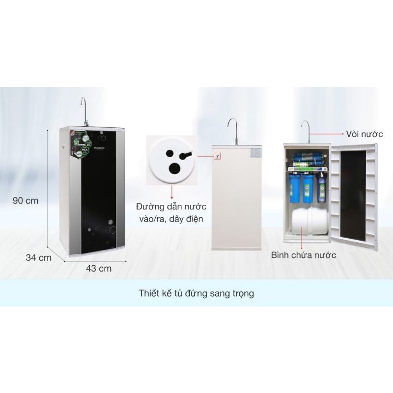 máy lọc nước kangaroo RO KG99A 9 lõi