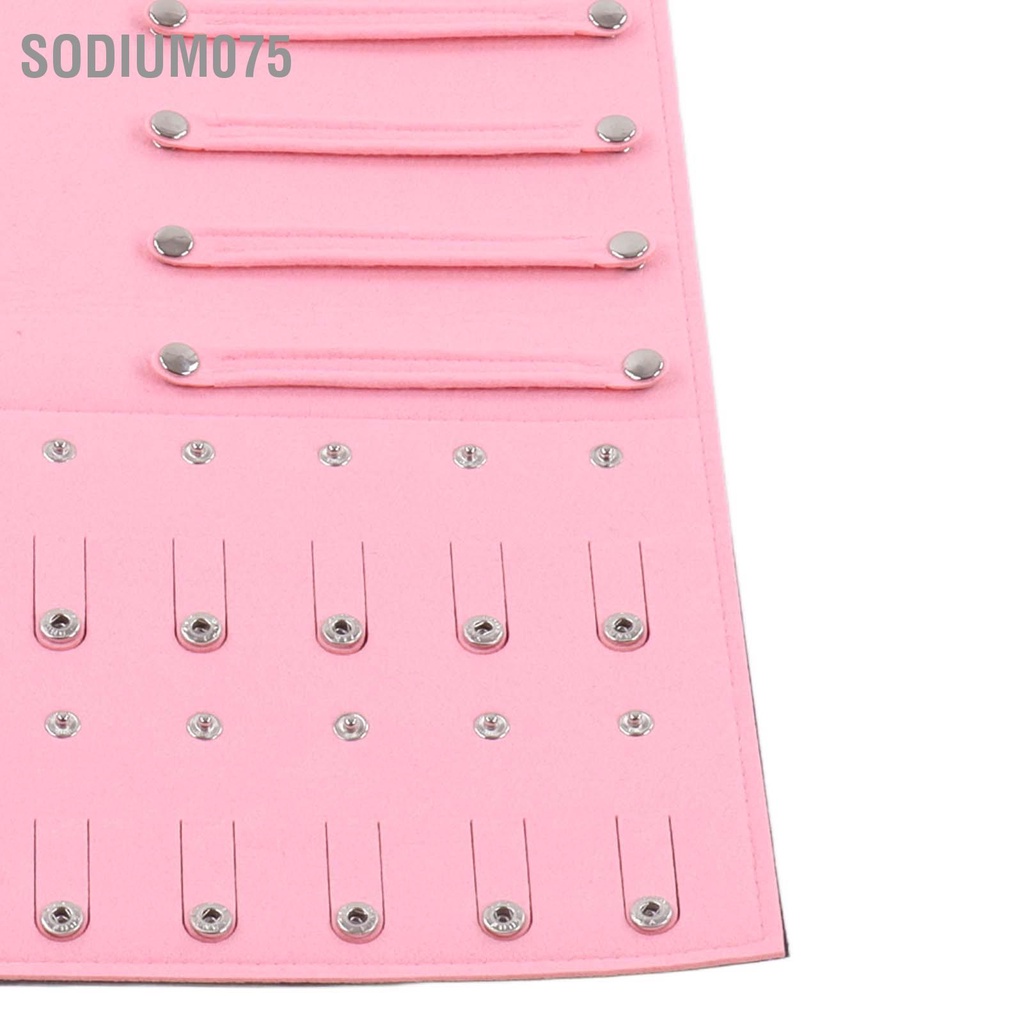 Sodium075 Giá đỡ lưu trữ nơ cài tóc Cô gái nỉ Treo tường băng đô Người tổ chức cho Phụ kiện kẹp