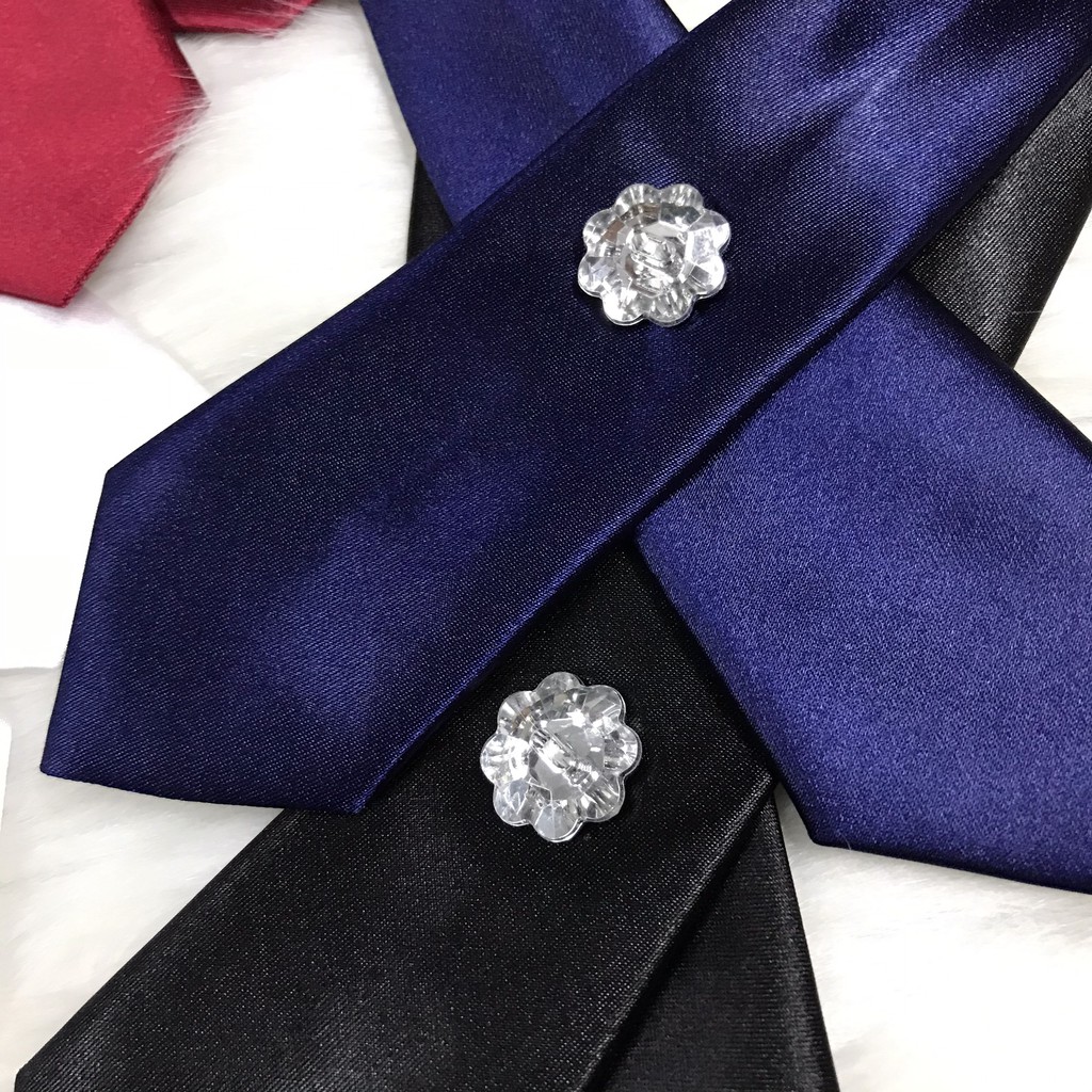 Nơ đeo cổ cà vạt nữ KING học sinh công sở [X07]