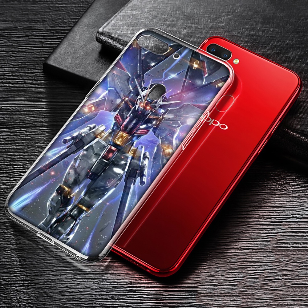 Ốp Điện Thoại Trong Suốt Họa Tiết Hoạt Hình Gundam Cho Vivo Y20 Y30 Y50 Y53 Y55 Y55s Y69 2020 EG28