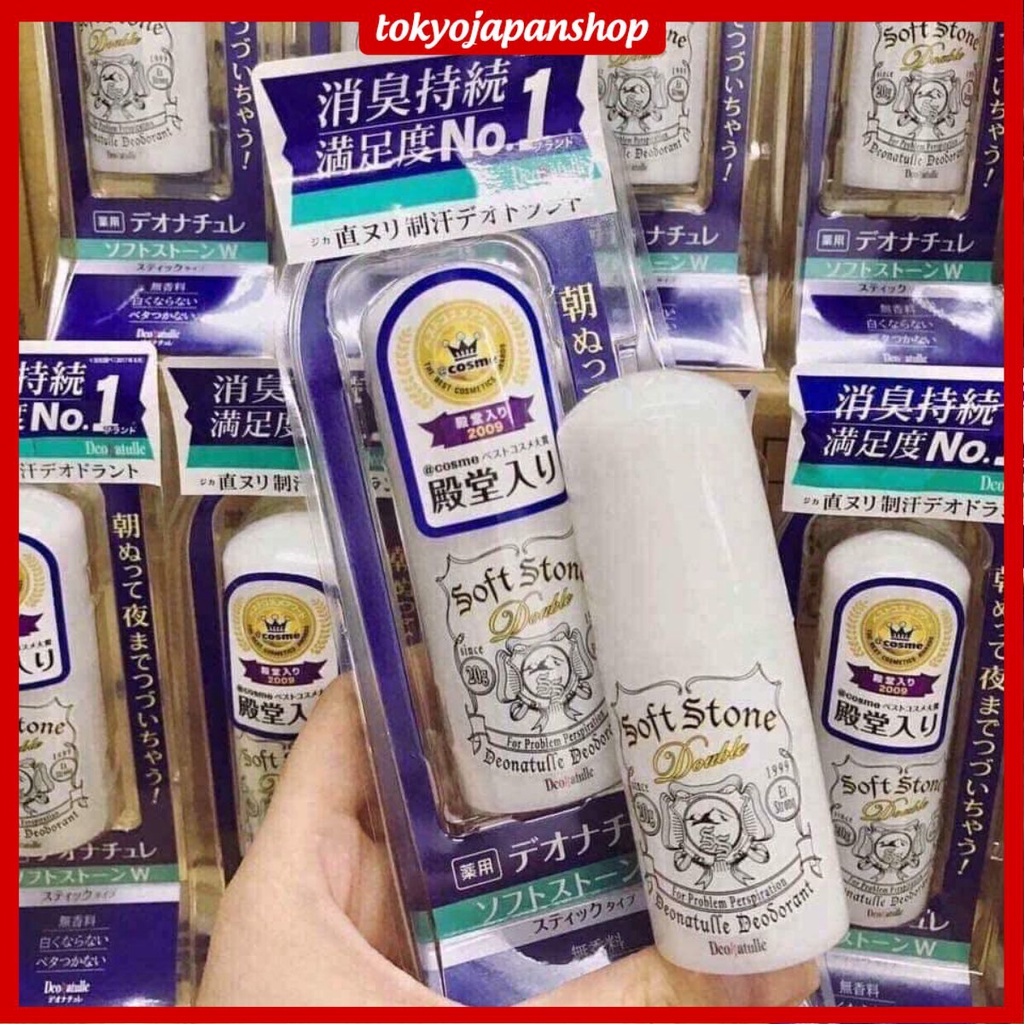 Lăn Nách Đá Khoáng Sofl Stone 20g - Hàng Nội Địa Nhật