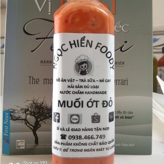Sỉ 20 chai muối ớt đỏ chấm hải sản và trái cây thơm ngon 300ml, NGỌC HIỂN FOODY
