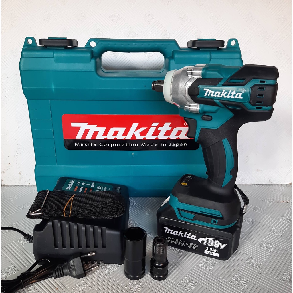 [ CHUẨN LOẠI 1 ] MÁY SIẾT BULONG MAKITA ĐỘNG CƠ KHÔNG CHỔI THAN, LÕI ĐỒNG 3 chức năng khoan vit siết mở ốc(loại 1 pin)