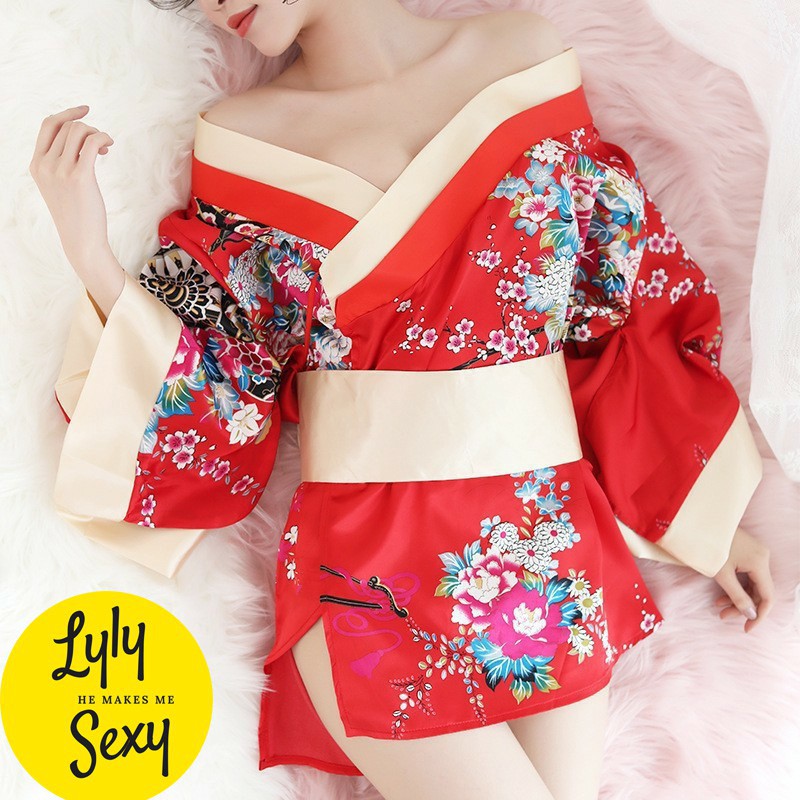 FLASH SALE TRONG NGÀY Váy ngủ kimono sexy quyến rũ trong phòng ngủ VN02
