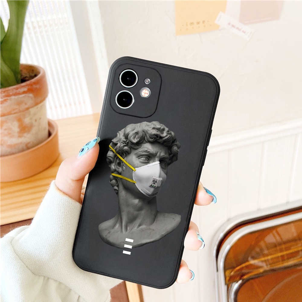 Ốp Lưng Iphone Cạnh Vuông Tượng MKK, BVC Iph6/6plus/6s/6splus/7/7plus/8/8plus/x/xs/11/12/pro/13/promax- Sencase