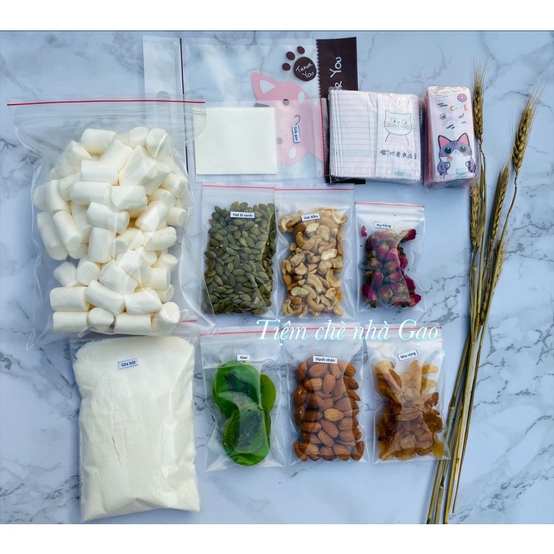 Tự chọn nguyên liệu làm kẹo nougat / kẹo hạnh phúc | BigBuy360 - bigbuy360.vn