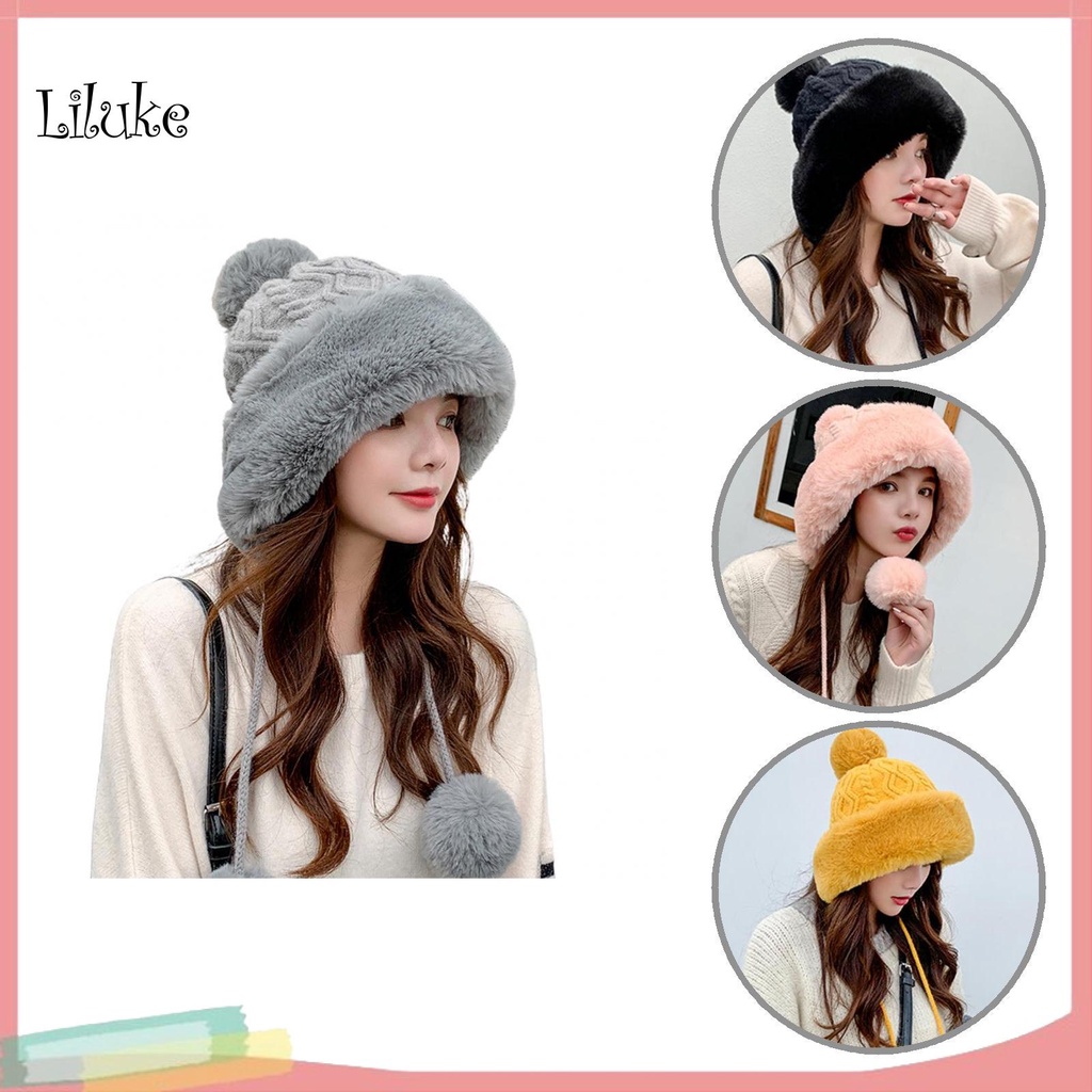 Mũ Len Màu Sắc Nhã Nhặn Thời Trang Cho Nữ