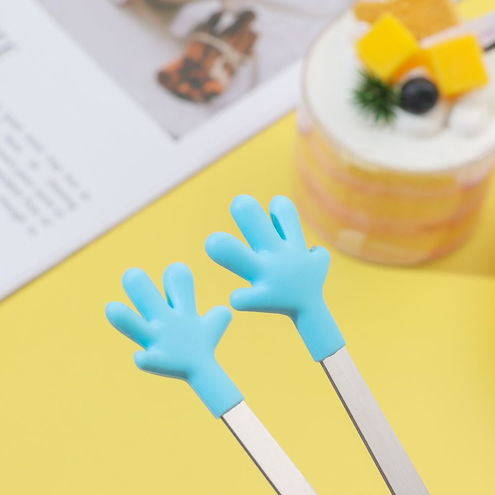 Kẹp Thức Ăn Mini Bằng Thép Không Gỉ Tiện Dụng