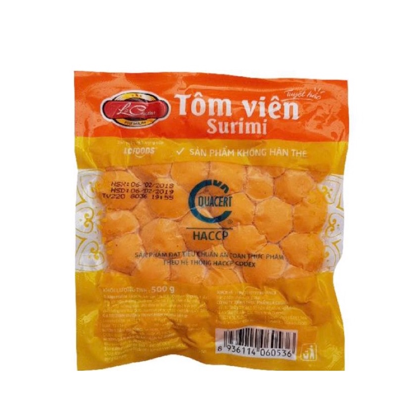 Tôm viên 500g