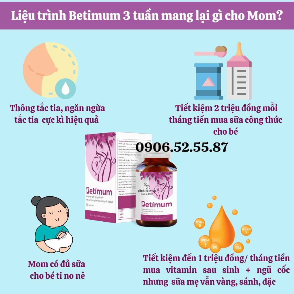 Lợi Sữa Betimum Shop Mami Mon Viên Uống Cốm Ngũ Cốc Lợi Sữa Cỏ Cà Ri Fenugreek