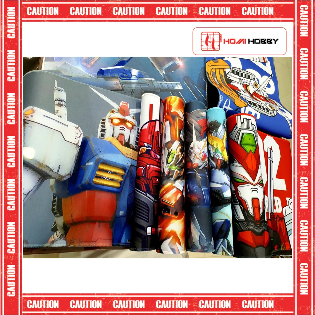 Tấm lót chuột bàn phím in hình gundam 80x30cm