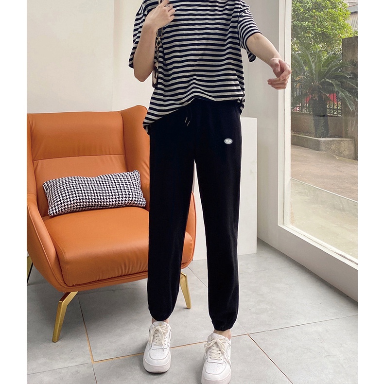 Quần jogger bo gấu UNISEX nam nữ chất thun tổ ong LOẠI 1 dày dặn dáng thụng thể thao tập gym nhảy dancer có bigsize QD17