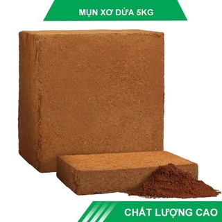 Bánh nén xơ dừa 4,8 - 5kg đã xử lý
