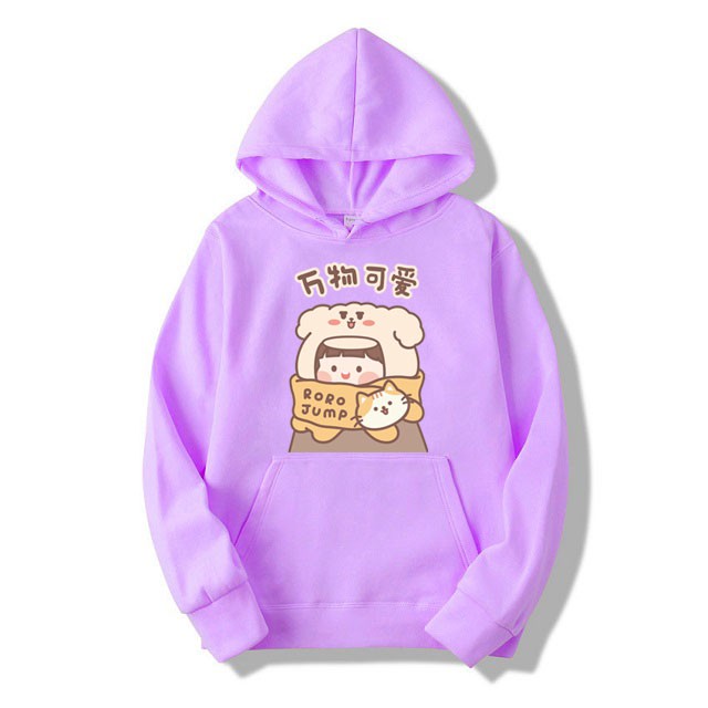 Áo Hoodie Nam Nữ Thu Đông Ấm Áp Chất Nỉ Mềm Mịn Không Nhăn, Không Xù In 3D Bé JOJO Chữ Nhật Siêu Cute Mặc Đi Chơi