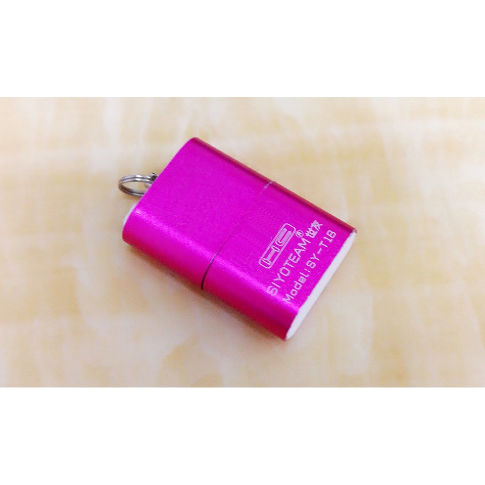 Đầu Đọc Thẻ Nhớ Mini 2.0 Bằng Kim Loại Chuyên Dụng Cho Xe Hơi