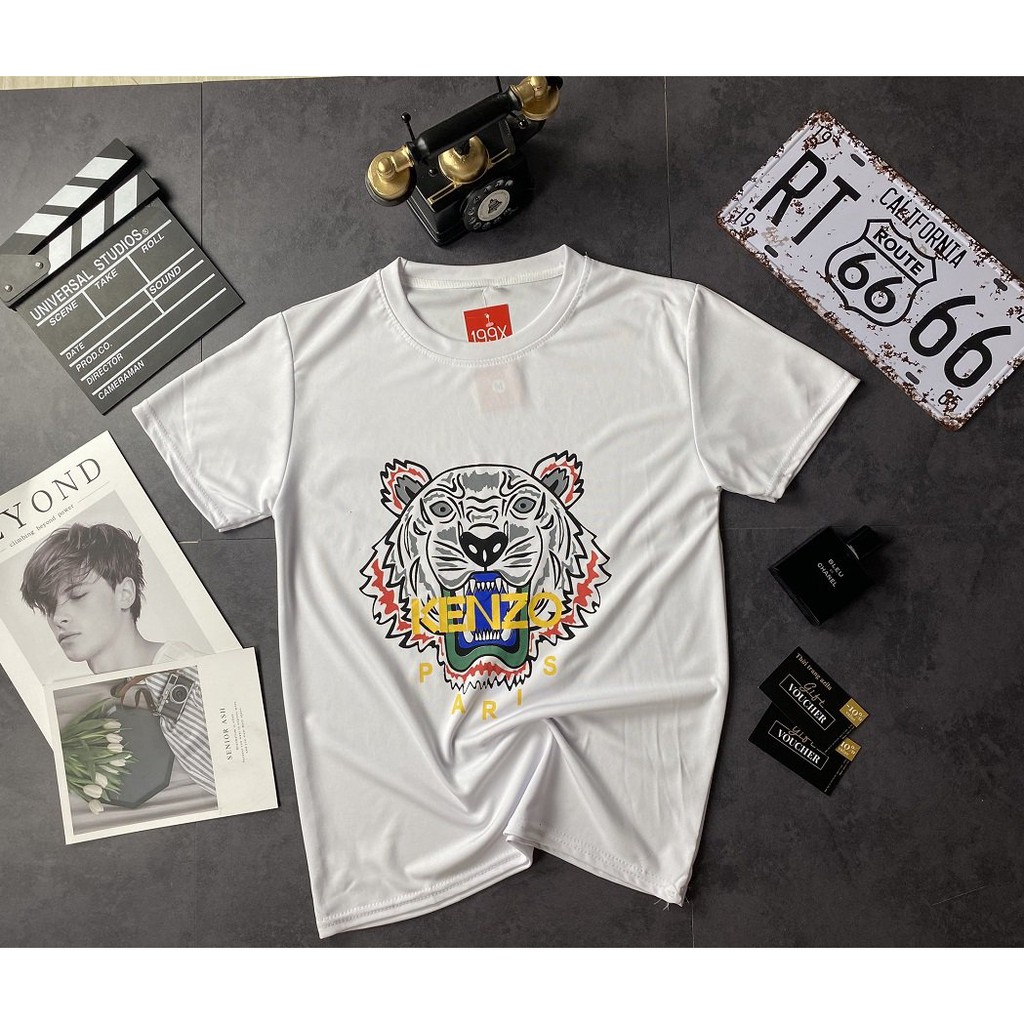 Áo Phông Nam Tay Ngắn, Áo Thun In Hình Hổ Chất Liệu Thun Cotton Thoáng Mát - AC111 - Shopmens