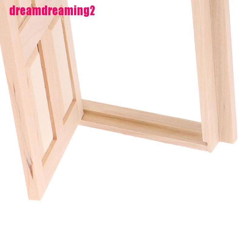 Cửa gỗ trang trí nhà búp bê xinh xắn chất lượng cao