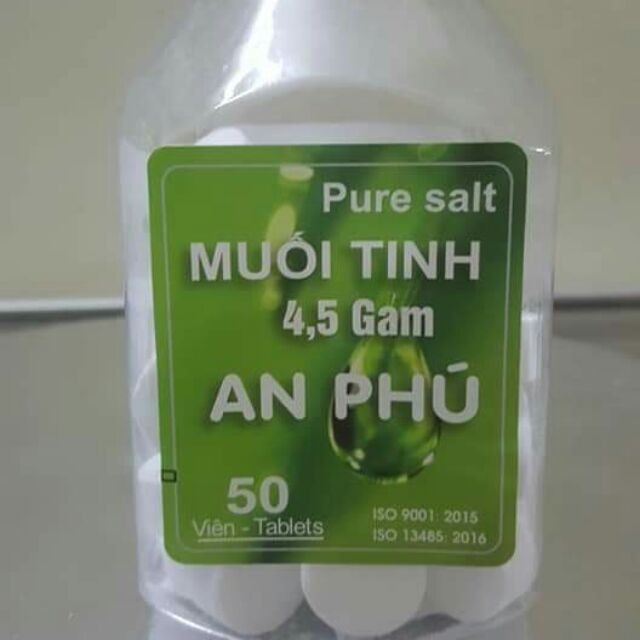 Viên muối tinh NaCl 0,9%