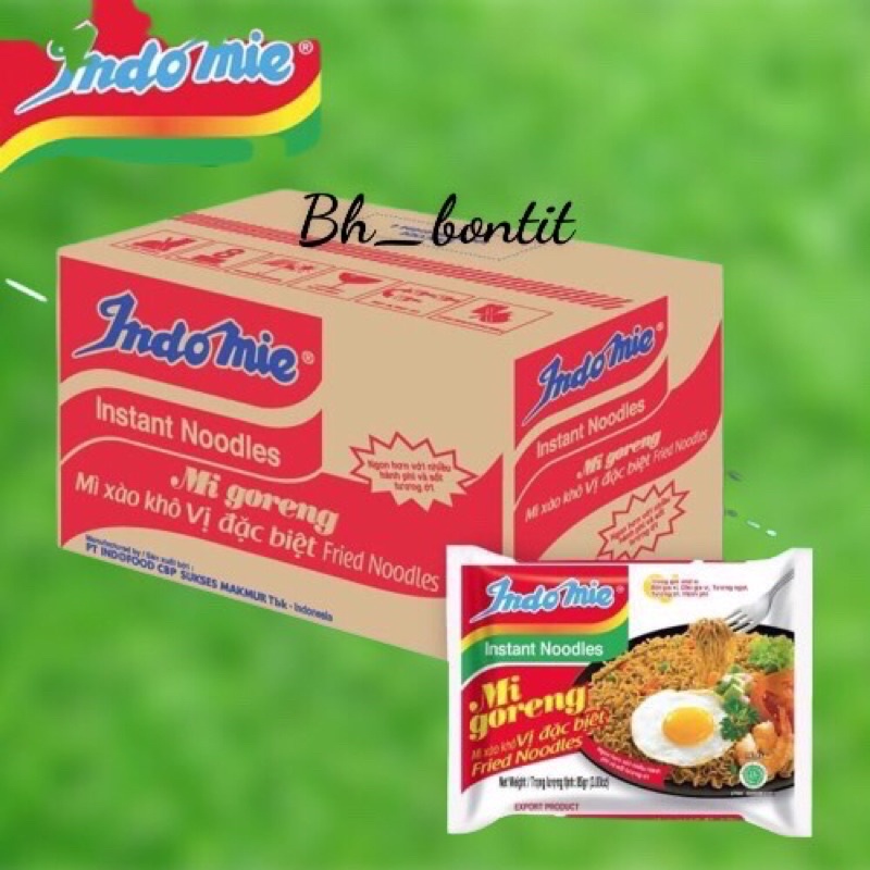 Mã ship NOW tiết kiệm- 1 Thùng mì trộn/ xào khô INDOMIE GOreng 40 gói