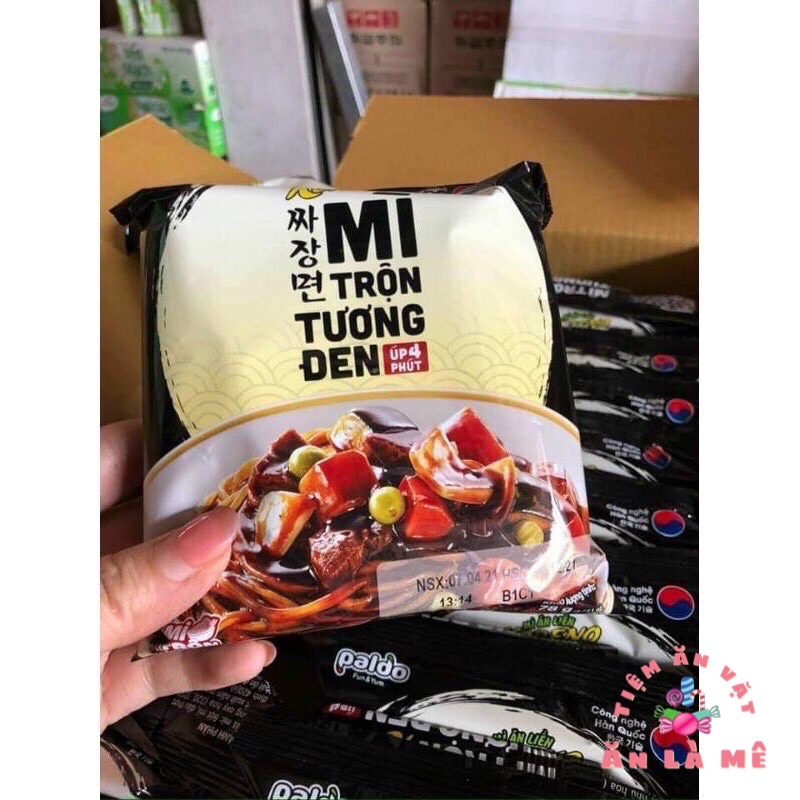 Mì Trộn Tương Đen Paldo Koreno ngon mê ly Tiệm ăn vặt ĂN LÀ MÊ | BigBuy360 - bigbuy360.vn