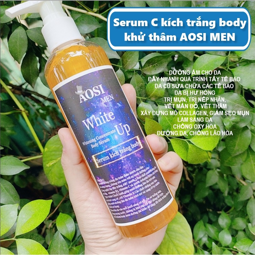 SERUM KÍCH TRẮNG KHỬ THÂM DA C DÀNH CHO NAM GIỚI AOSI 270 ML