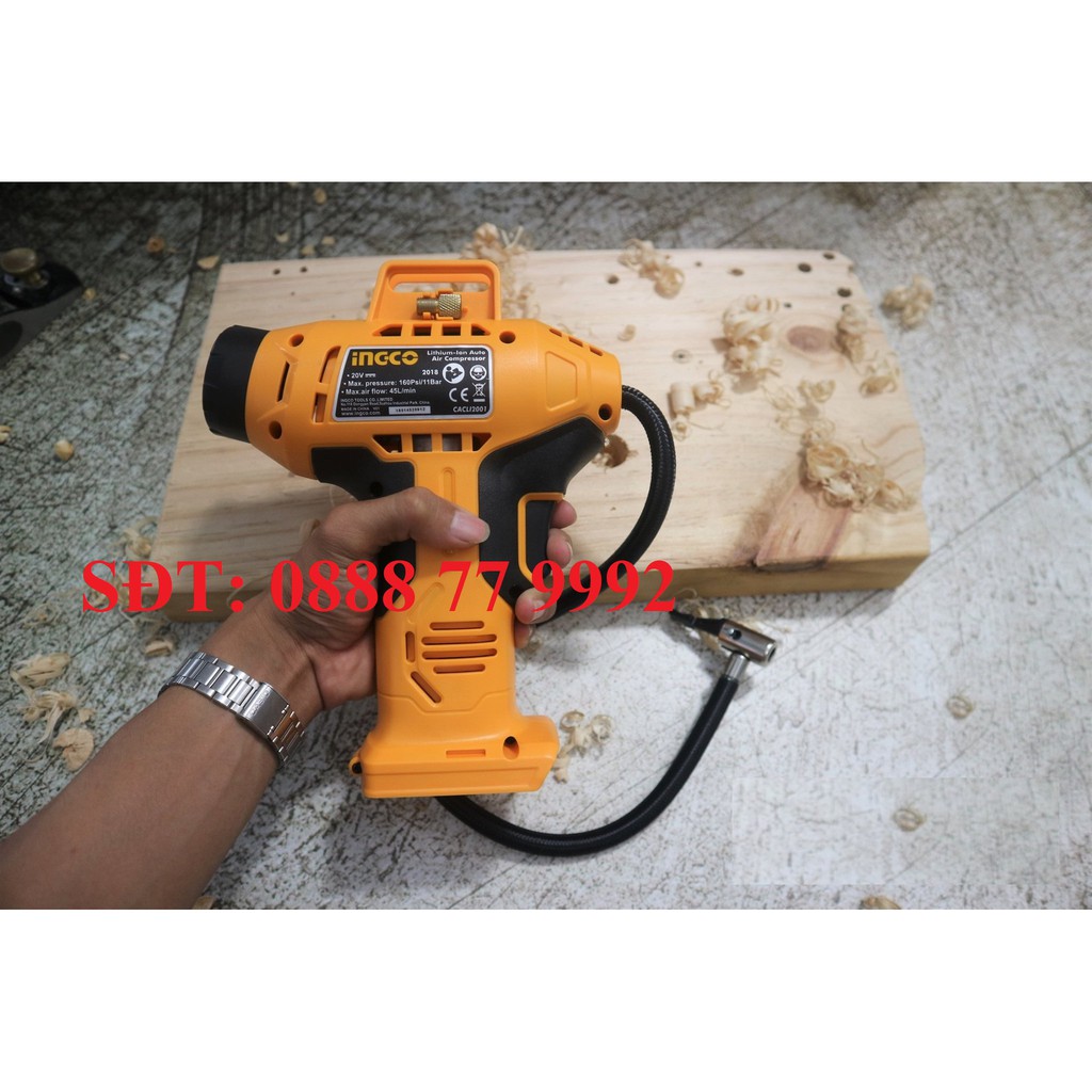 Body Máy bơm hơi cầm tay tự động dùng pin 20V INGCO CACLI2001