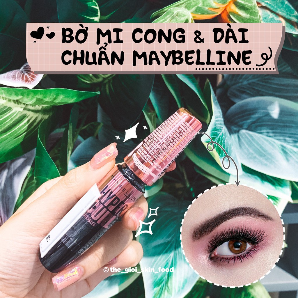 Mascara Làm Dài Và Cong Mi Maybelline The Hyper Curl Mascara 9.2ml