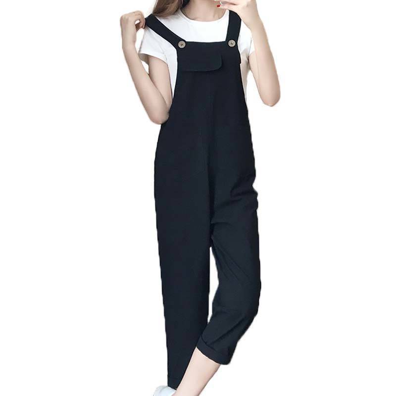 Quần Yếm Dáng Rộng Phong Cách Hàn Quốc Thời Trang Cho Nữ