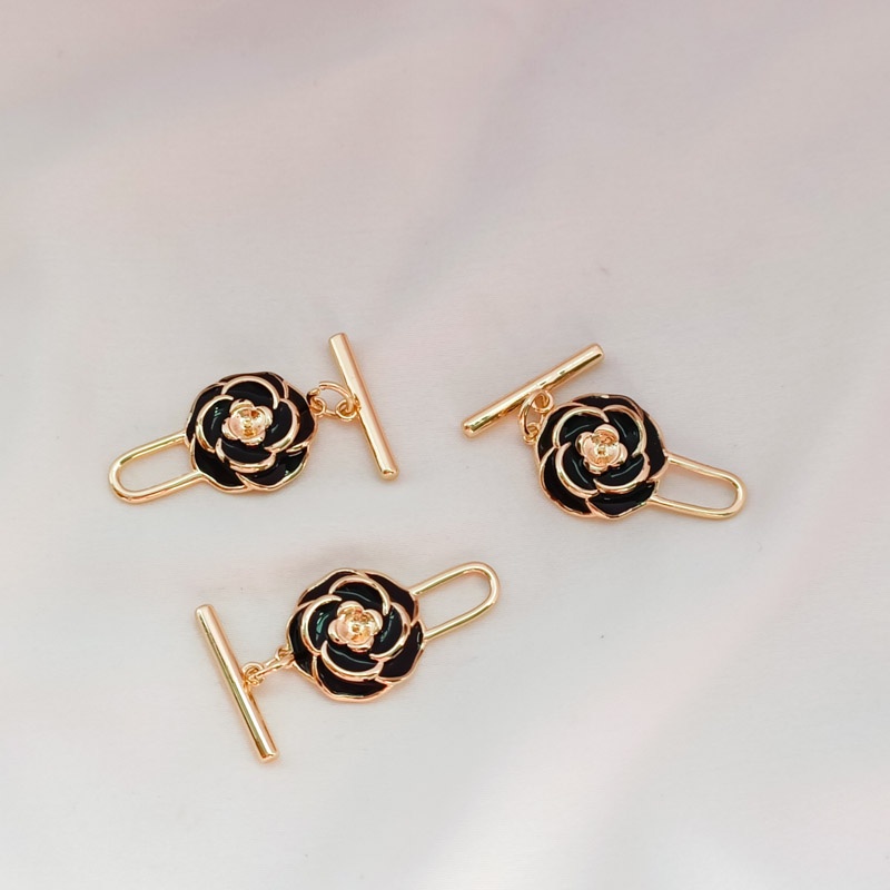 Khóa Đầu Vòng Tay/Vòng Cổ 14K Bằng Đồng Màu Vàng Kim Sơn Dầu Ba Chiều Diy