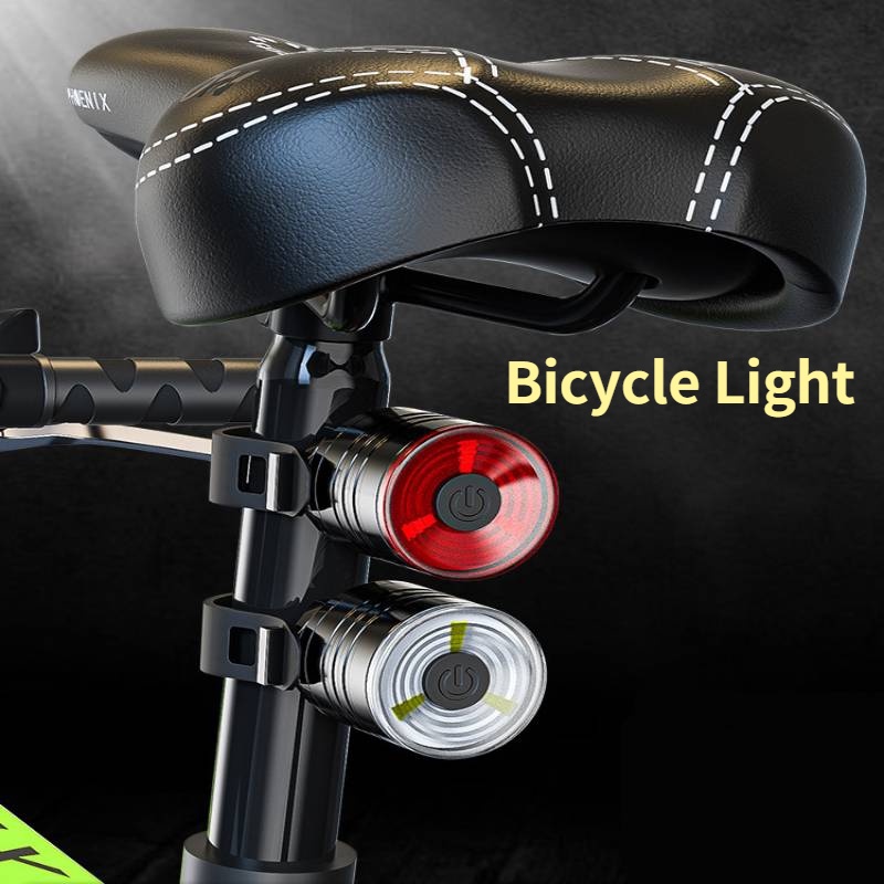 Đèn Led Cảnh Báo An Toàn Gắn Trước Và Sau Xe Đạp Chống Thấm Nước