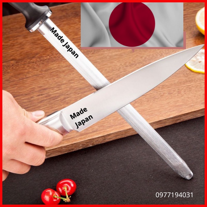 Dụng cụ liếc mài dao kéo NHật BẢN chính hãng bằng thép cacbon siêu cứng
